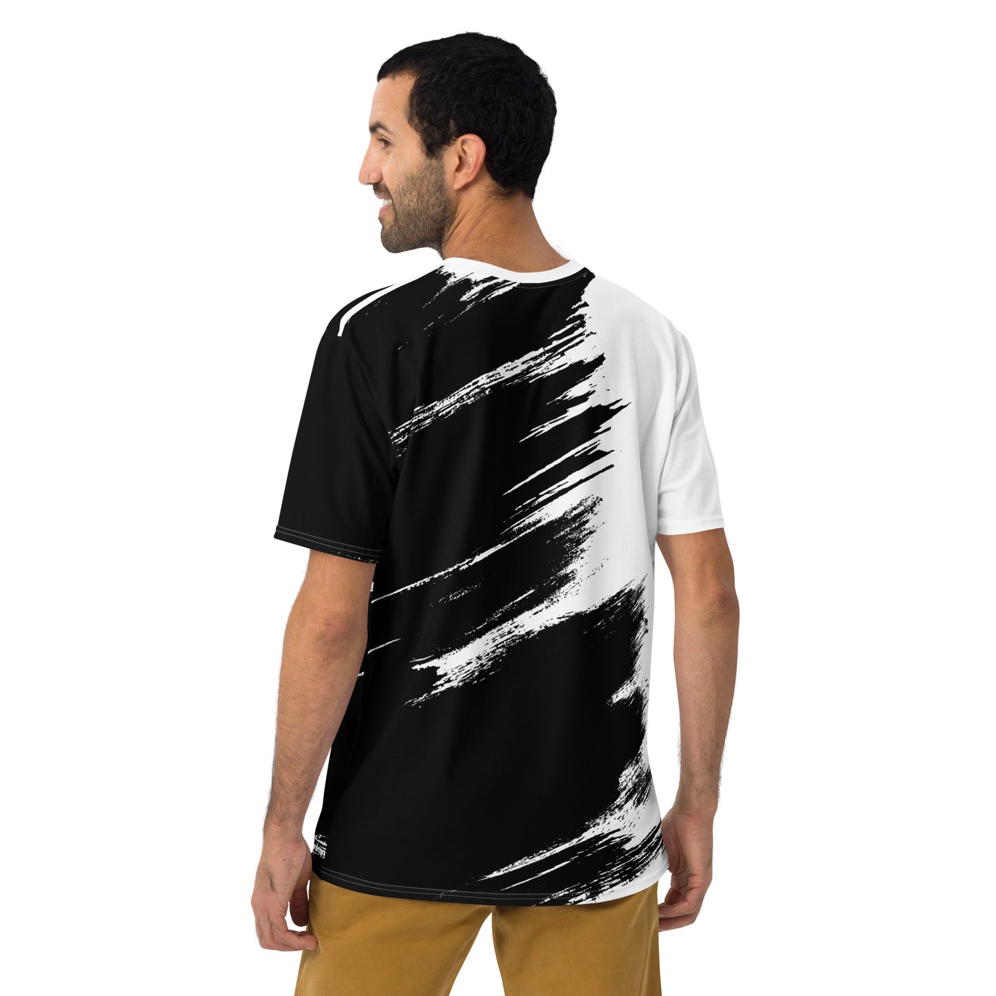 Herren-T-Shirt - Schwarz Weiß