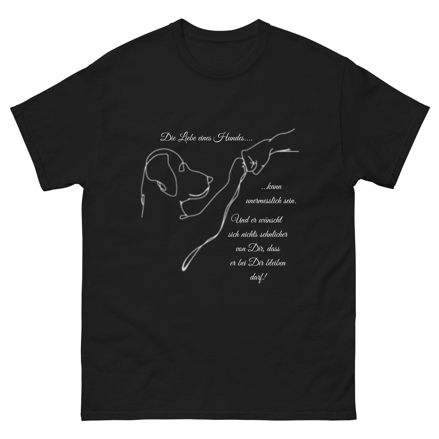 Klassisches Unisex T-Shirt - Freundschaft