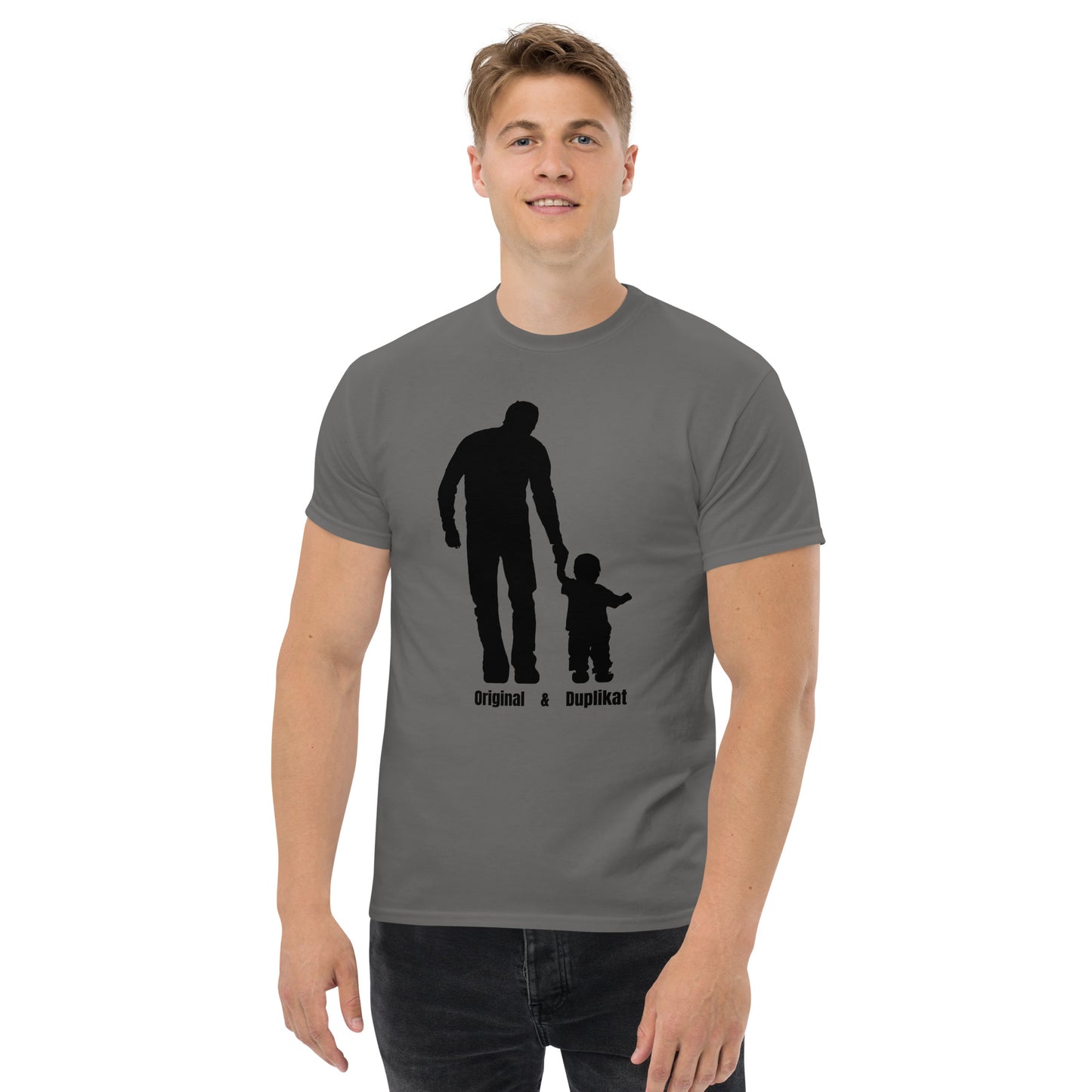 Klassisches Unisex T-Shirt - Papa, Sohn Shirt