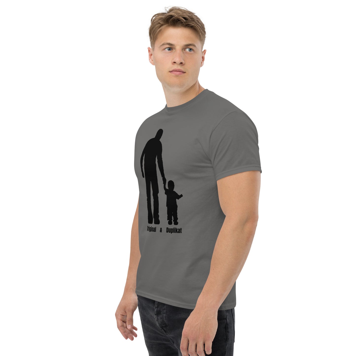 Klassisches Unisex T-Shirt - Papa, Sohn Shirt