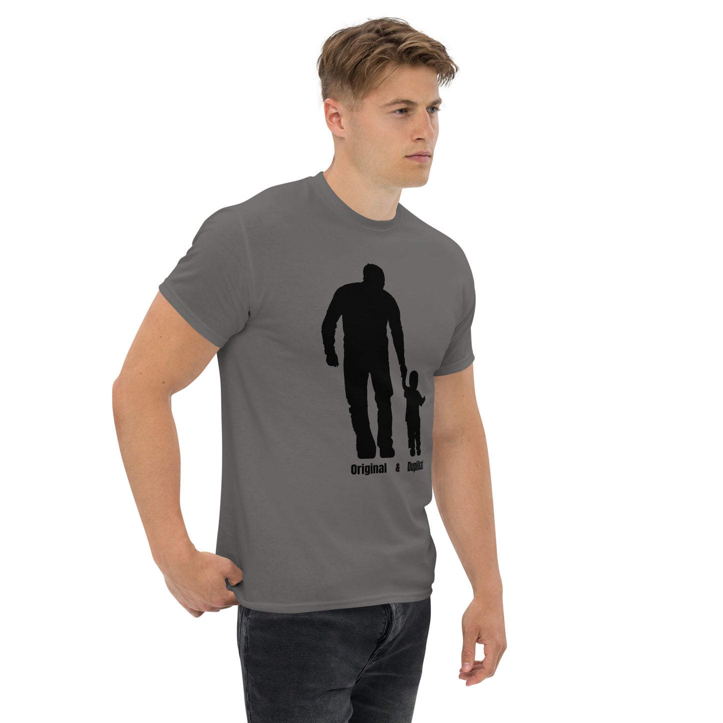 Klassisches Unisex T-Shirt - Papa, Sohn Shirt