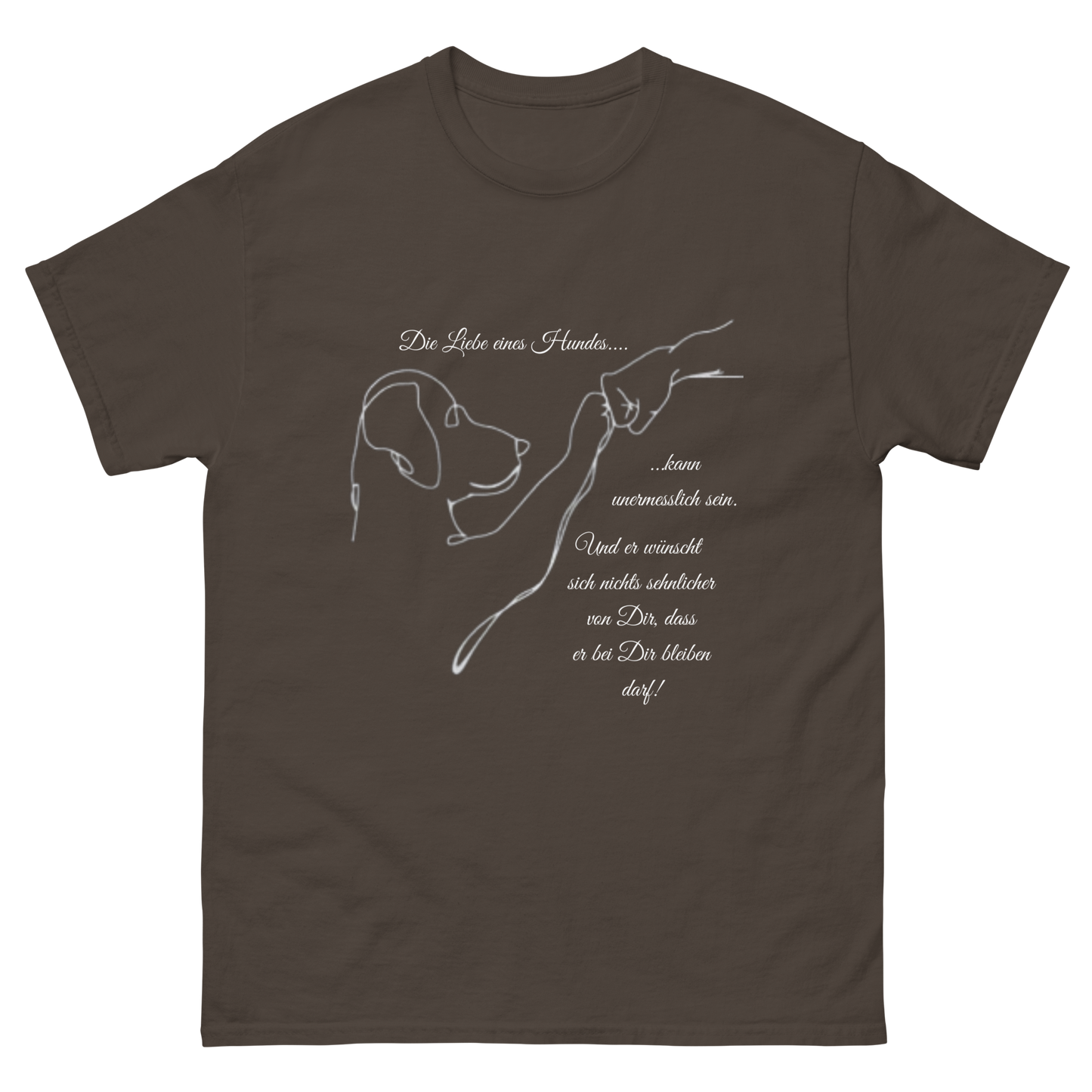 Klassisches Unisex T-Shirt - Freundschaft