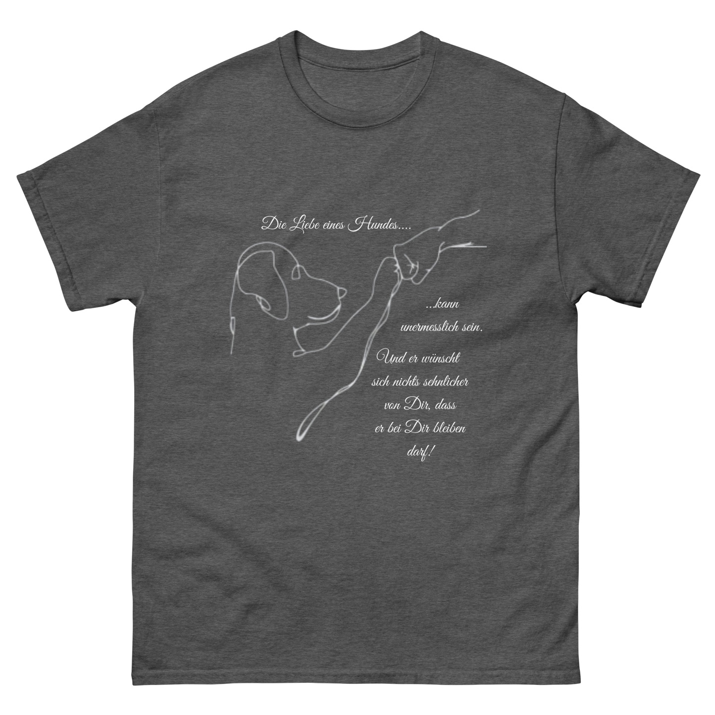 Klassisches Unisex T-Shirt - Freundschaft