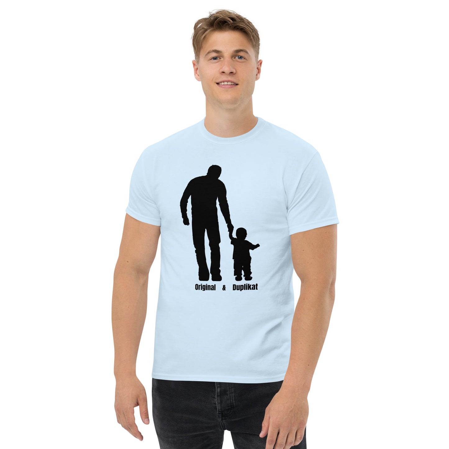 Klassisches Unisex T-Shirt - Papa, Sohn Shirt