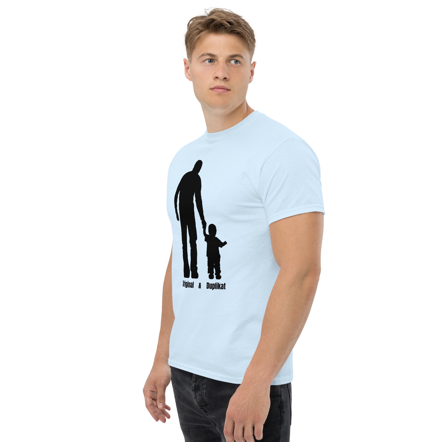 Klassisches Unisex T-Shirt - Papa, Sohn Shirt