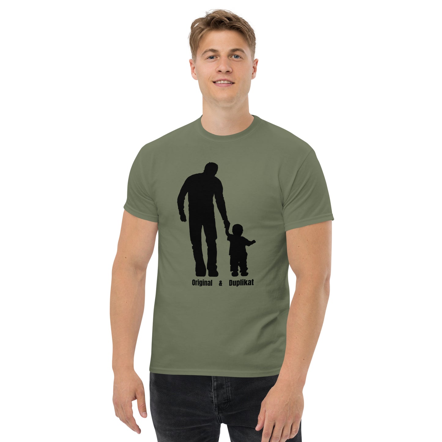 Klassisches Unisex T-Shirt - Papa, Sohn Shirt