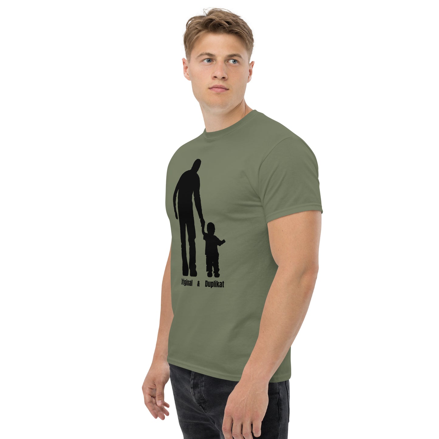 Klassisches Unisex T-Shirt - Papa, Sohn Shirt