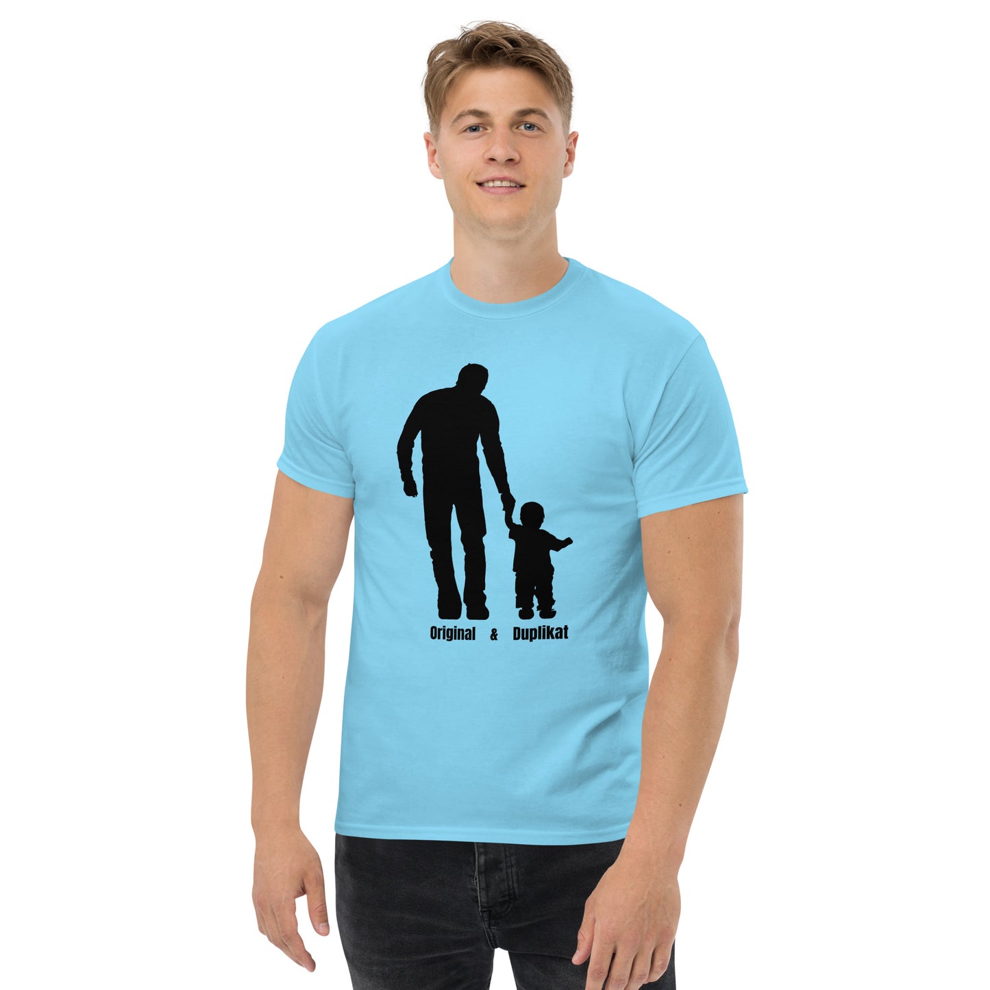 Klassisches Unisex T-Shirt - Papa, Sohn Shirt