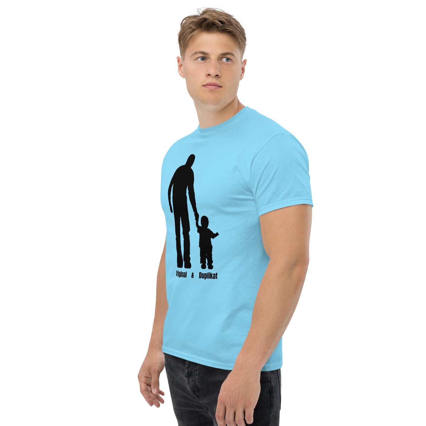 Klassisches Unisex T-Shirt - Papa, Sohn Shirt