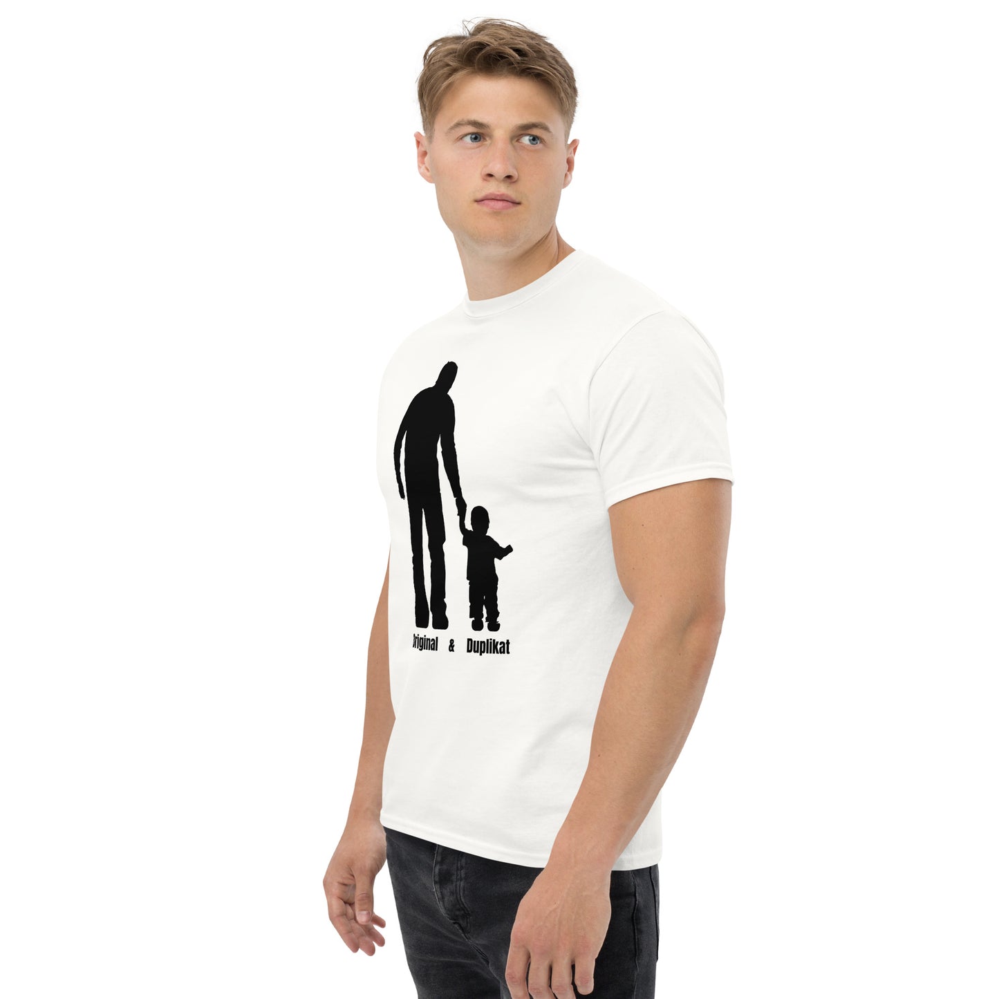 Klassisches Unisex T-Shirt - Papa, Sohn Shirt