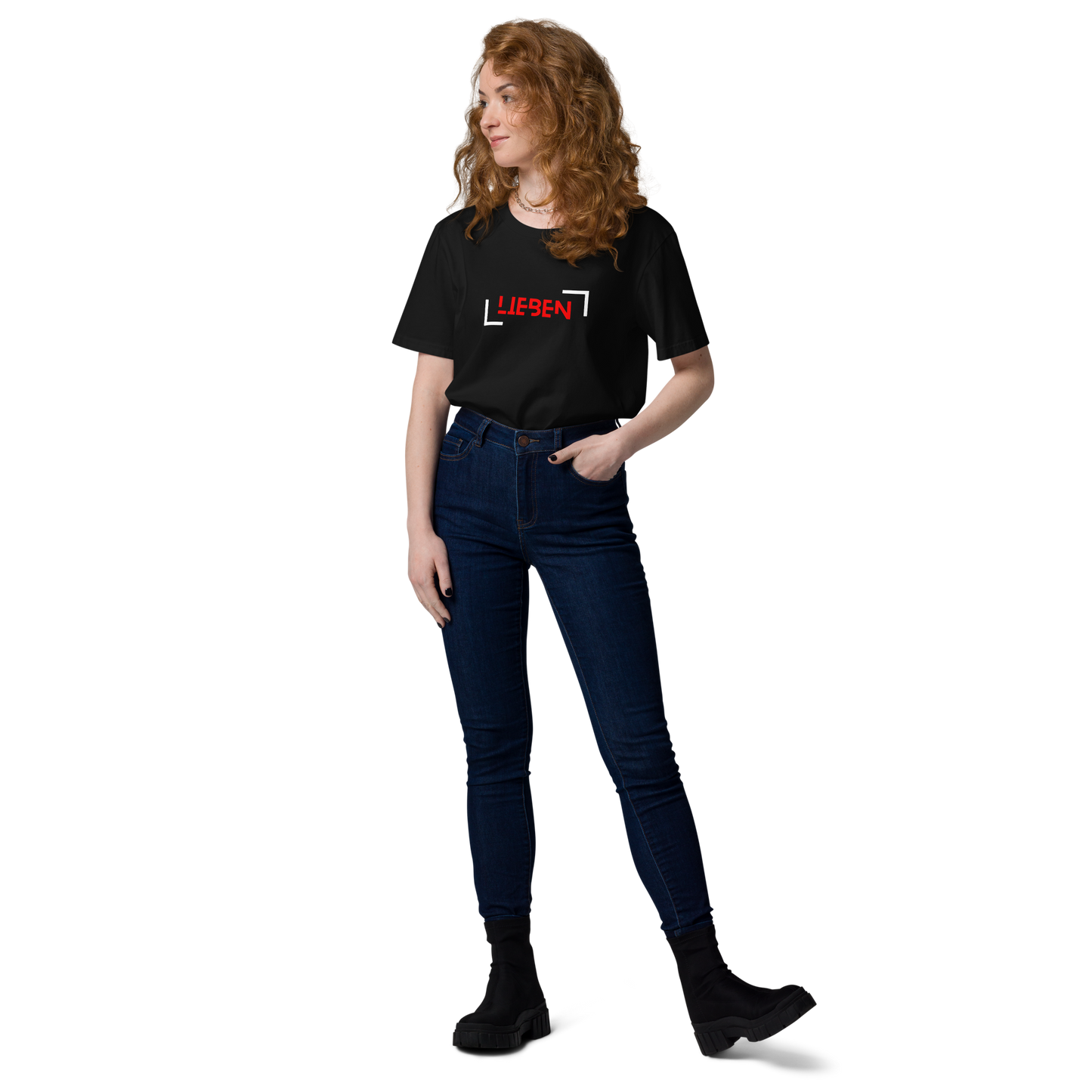 Unisex-Bio-Baumwoll-T-Shirt - Lieben