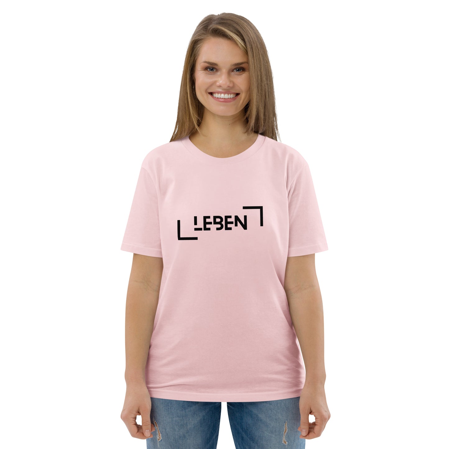 Unisex-Bio-Baumwoll-T-Shirt - Leben,white