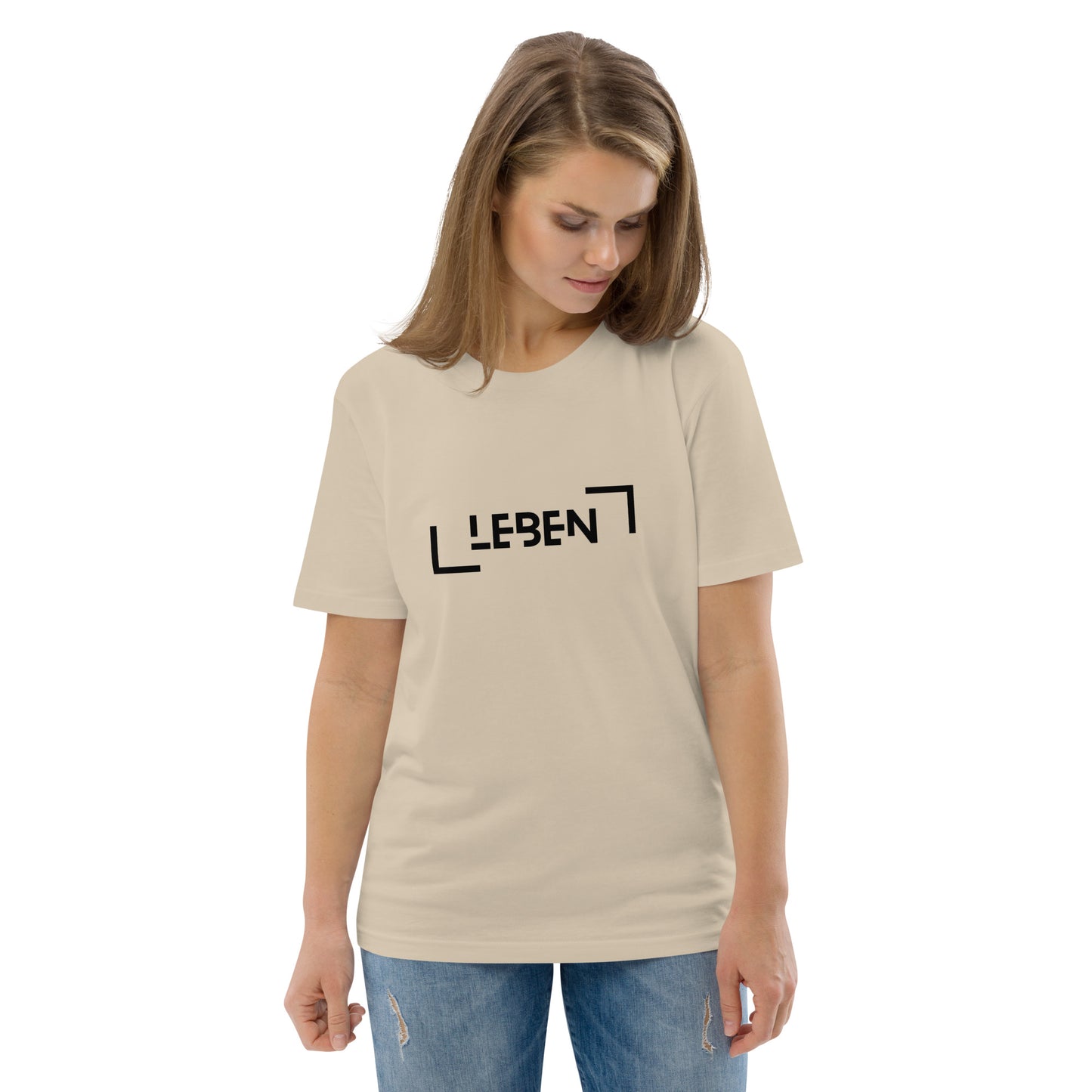 Unisex-Bio-Baumwoll-T-Shirt - Leben,white