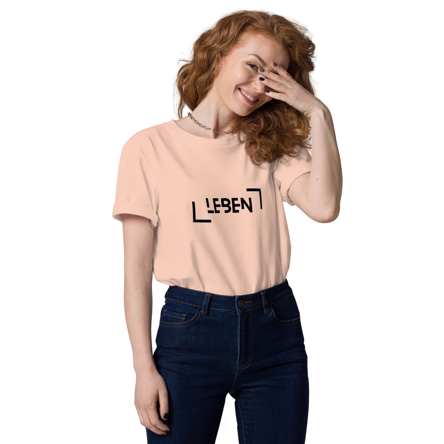 Unisex-Bio-Baumwoll-T-Shirt - Leben,white