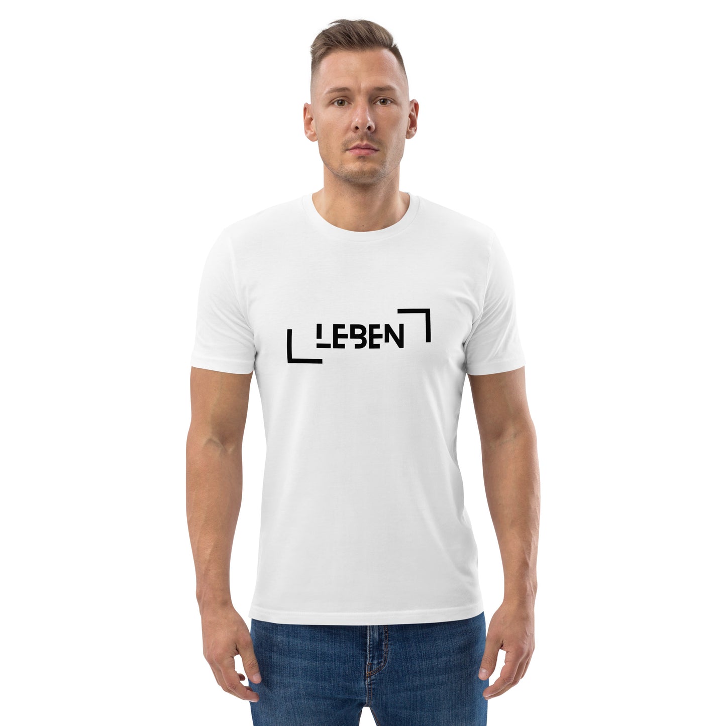 Unisex-Bio-Baumwoll-T-Shirt - Leben,white