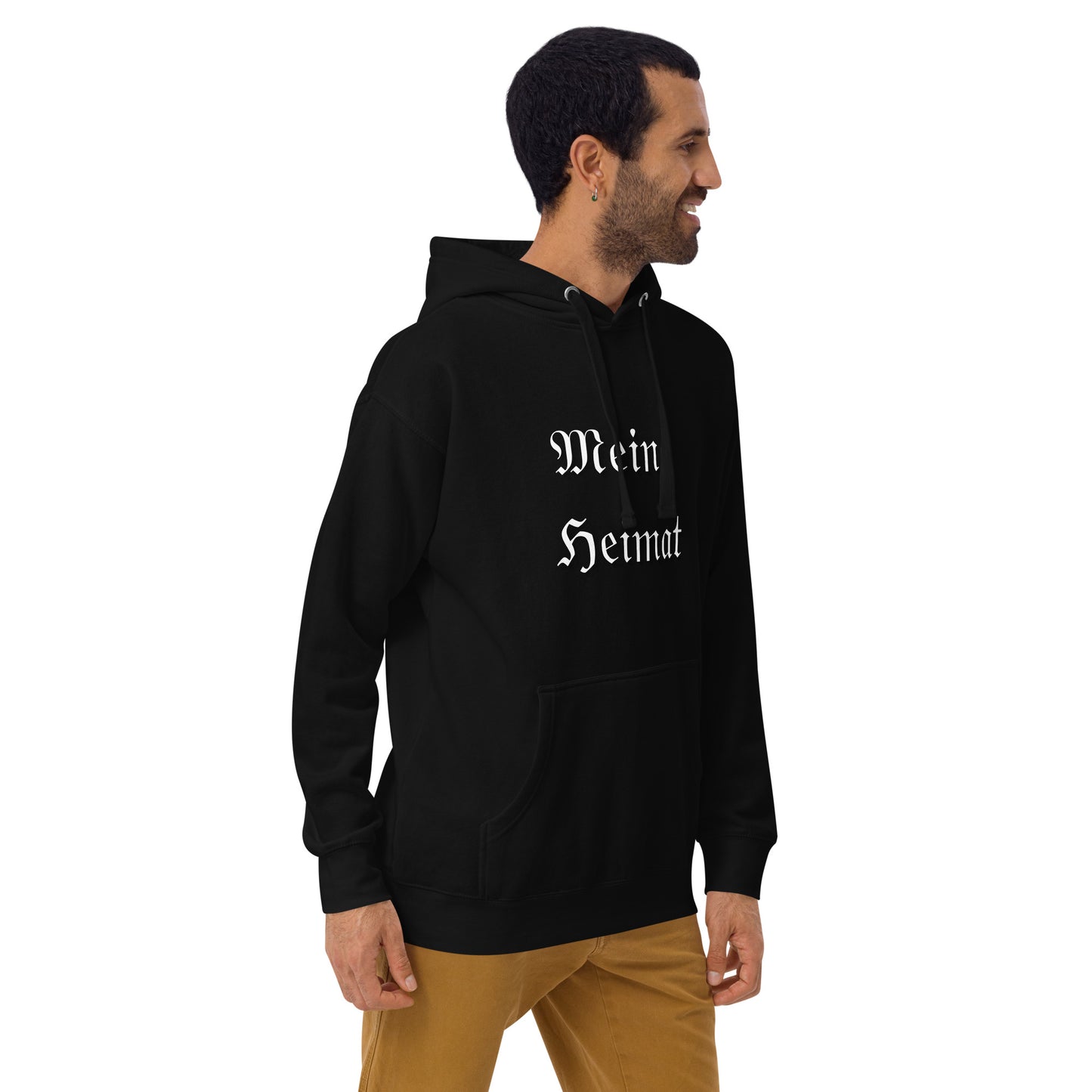 Unisex-Kapuzenpullover: Meine Heimat auf Altdeutsch
