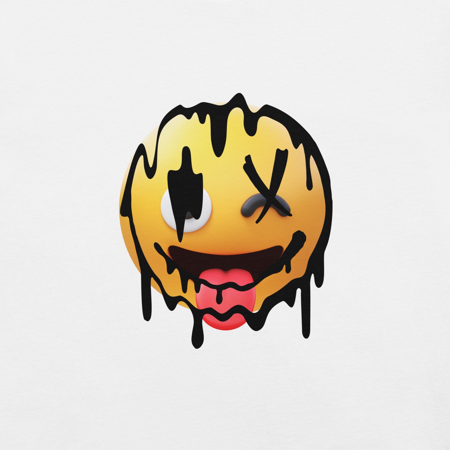 Unisex-T-Shirt - Crazy Smiley