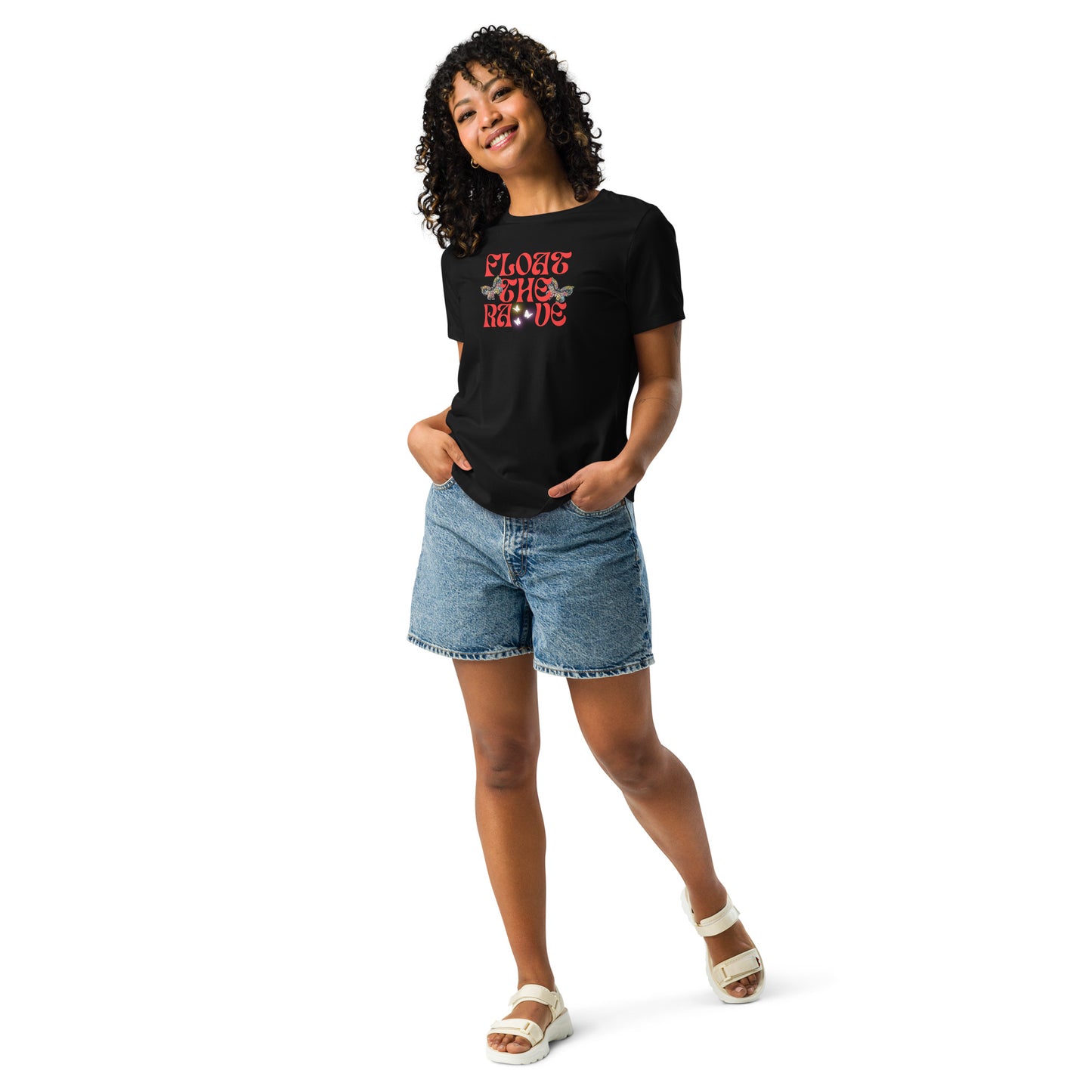Lockeres Damen-T-Shirt - Float The Rave