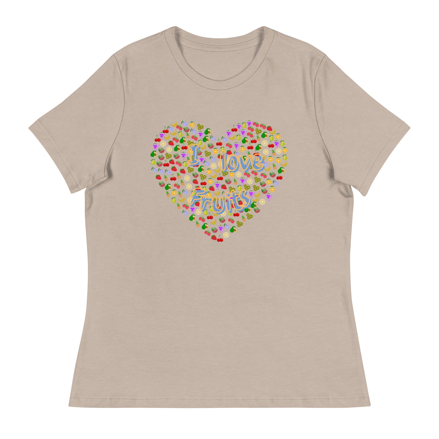 Lockeres Damen-T-Shirt:I loveFruits