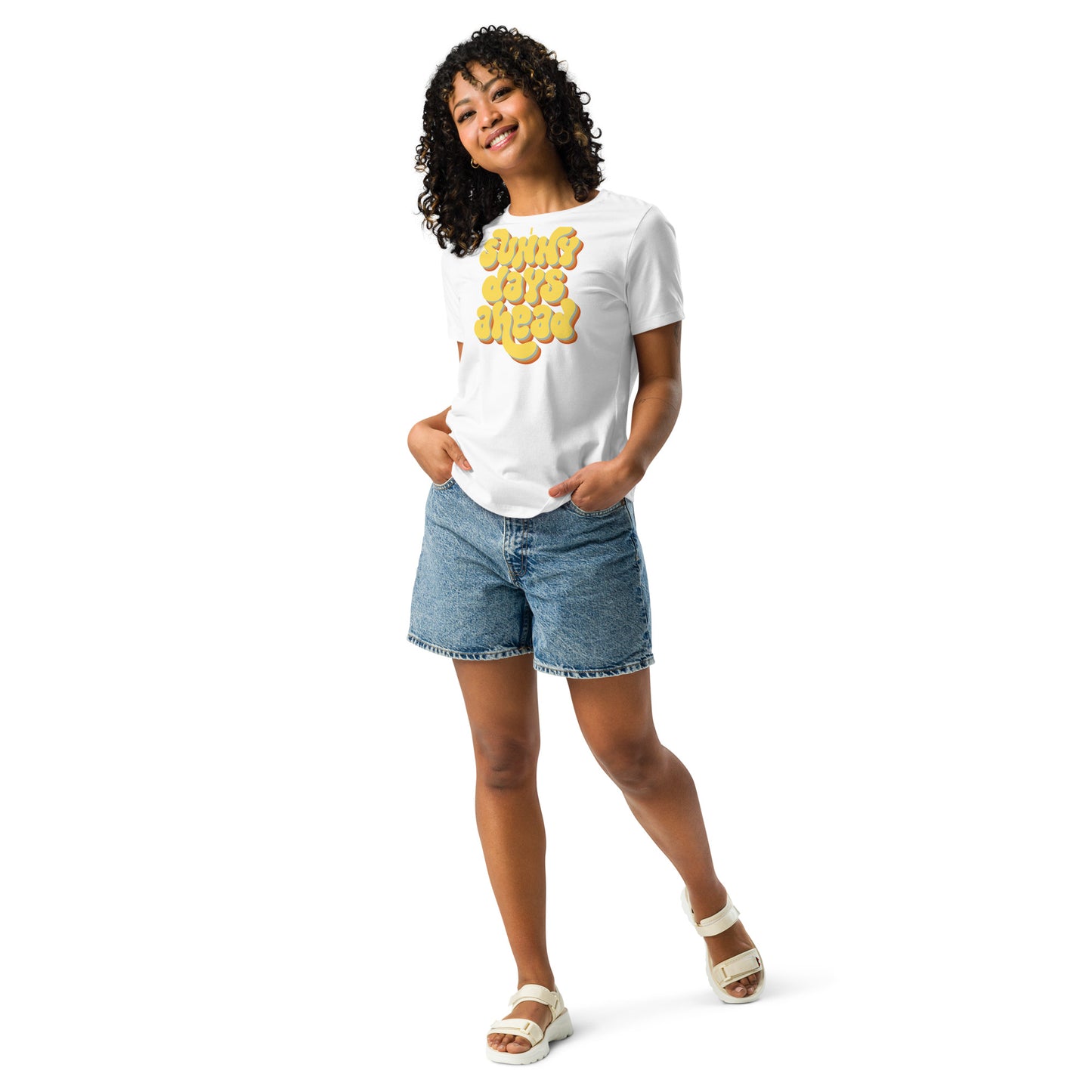 Lockeres Damen-T-Shirt für den Sommer