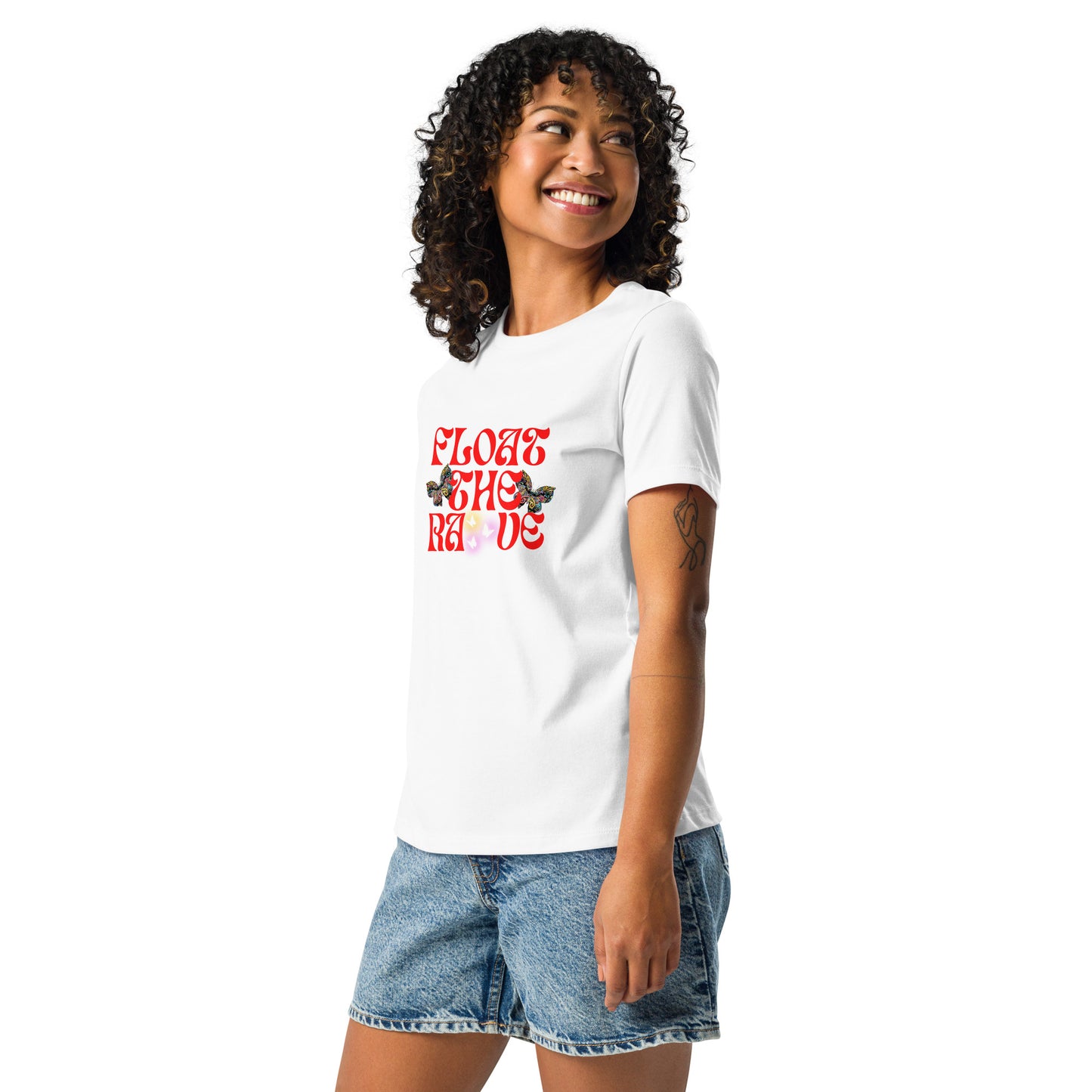 Lockeres Damen-T-Shirt - Float The Rave