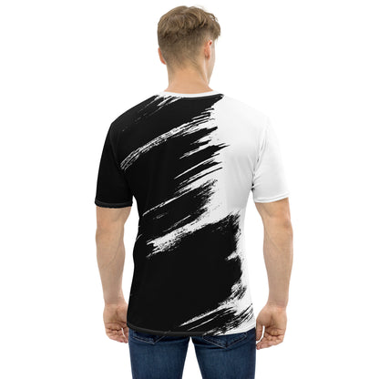 Herren-T-Shirt - Schwarz Weiß