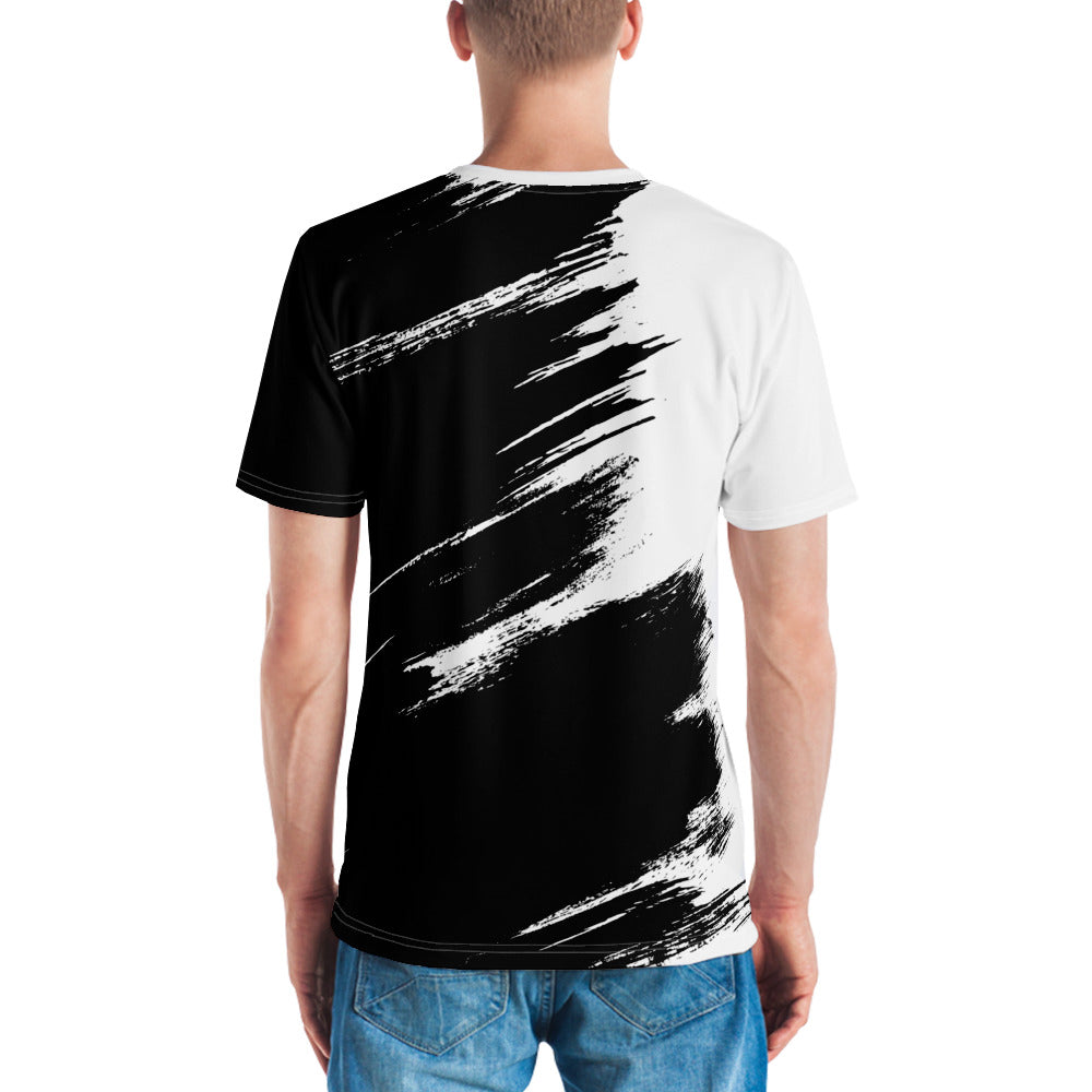 Herren-T-Shirt - Schwarz Weiß