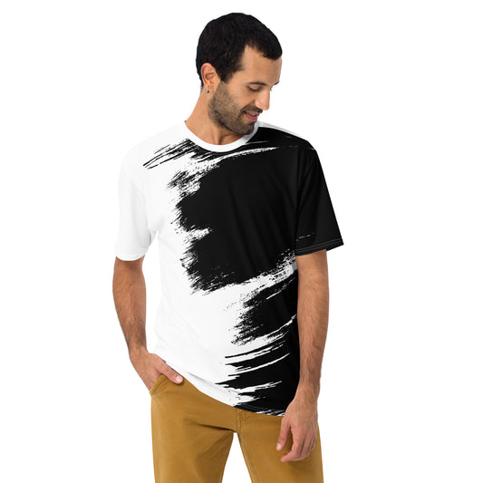 Herren-T-Shirt - Schwarz Weiß