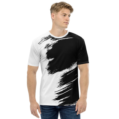 Herren-T-Shirt - Schwarz Weiß