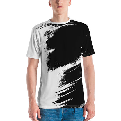 Herren-T-Shirt - Schwarz Weiß