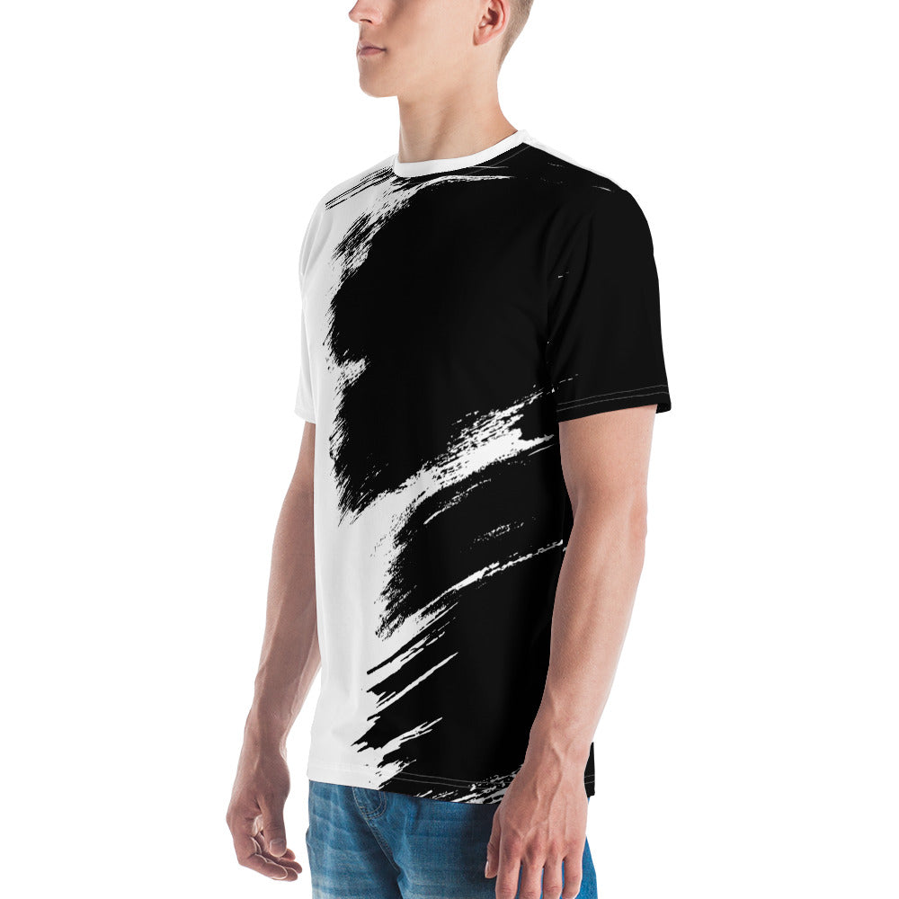 Herren-T-Shirt - Schwarz Weiß