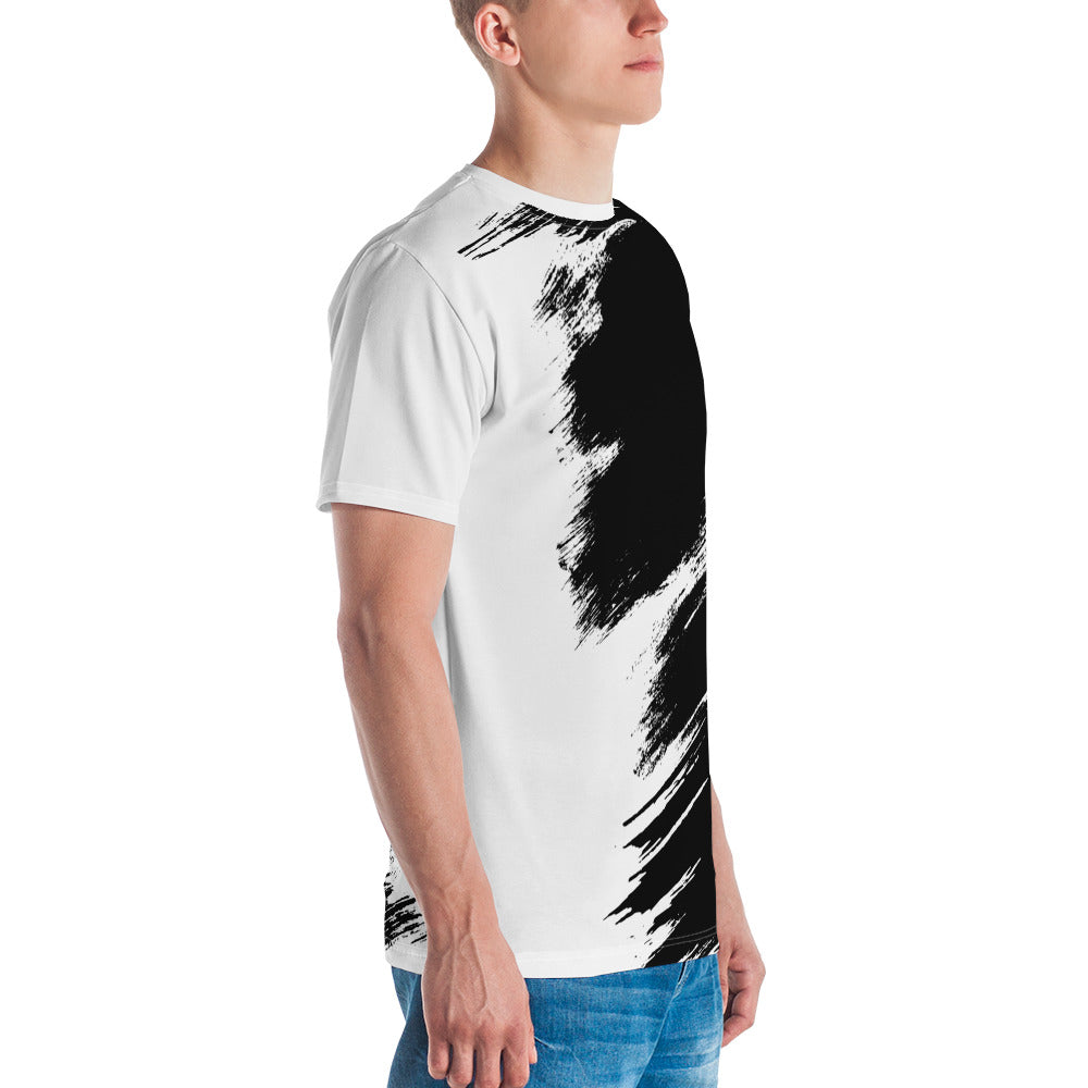 Herren-T-Shirt - Schwarz Weiß