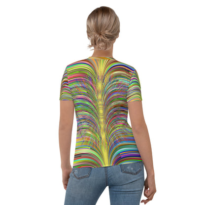 Damen-T-Shirt - Psychedelic Herz