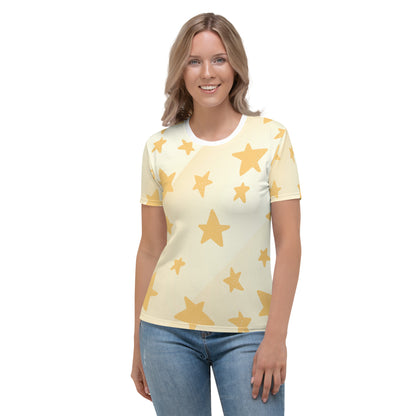 Damen-T-Shirt- Sterne