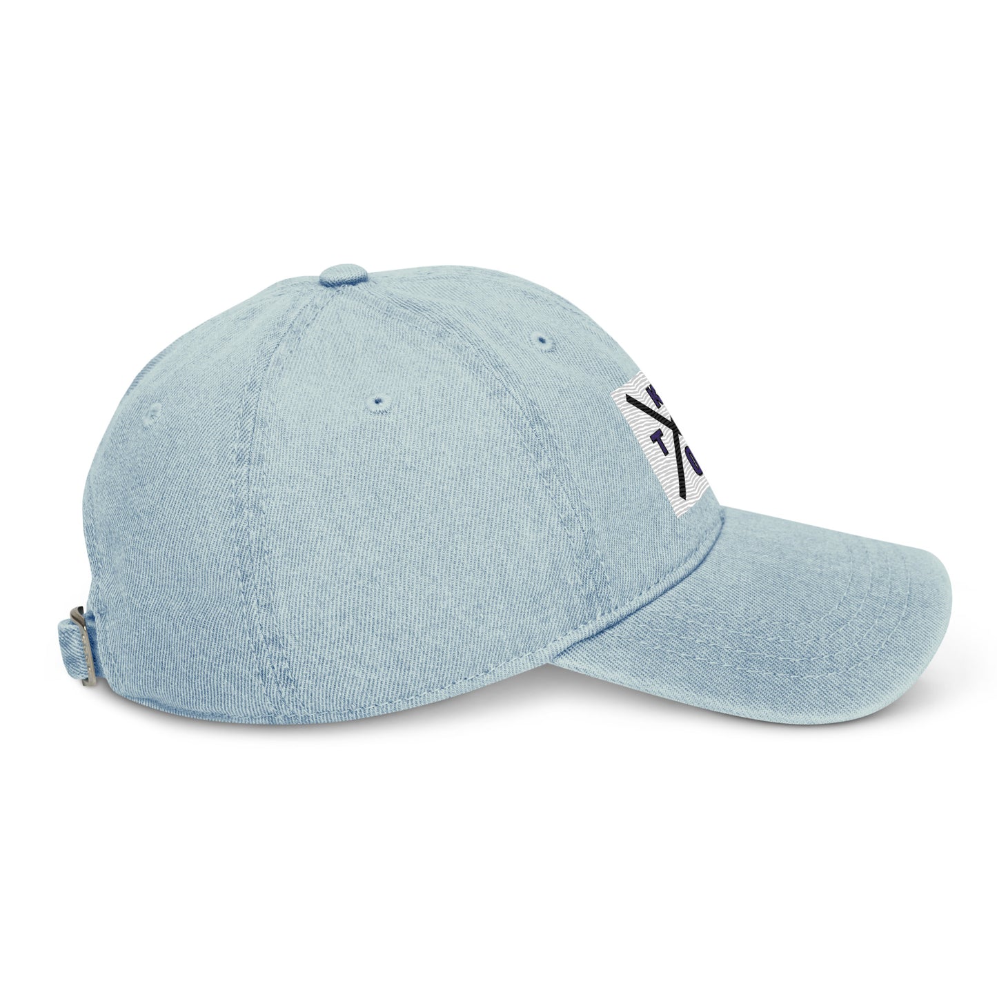 Denim-Cap mit Techno (T/K/N/O) Stickerei ist ein MUSS