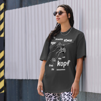 Oversized T-Shirt mit verwaschenem Look