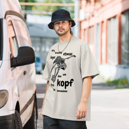 Oversized T-Shirt mit verwaschenem Look