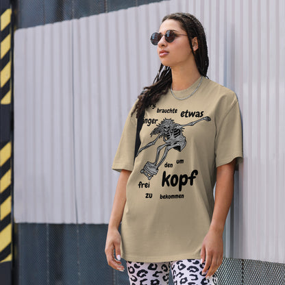 Oversized T-Shirt mit verwaschenem Look