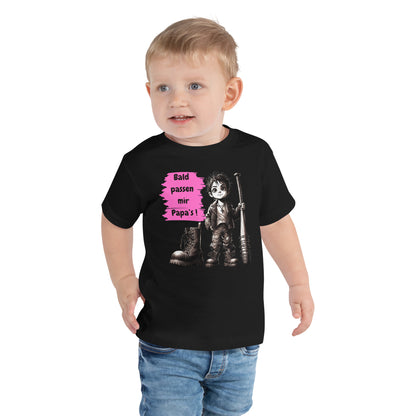 Kurzärmeliges Baby-T-Shirt: Kindergarten-Hooligan3