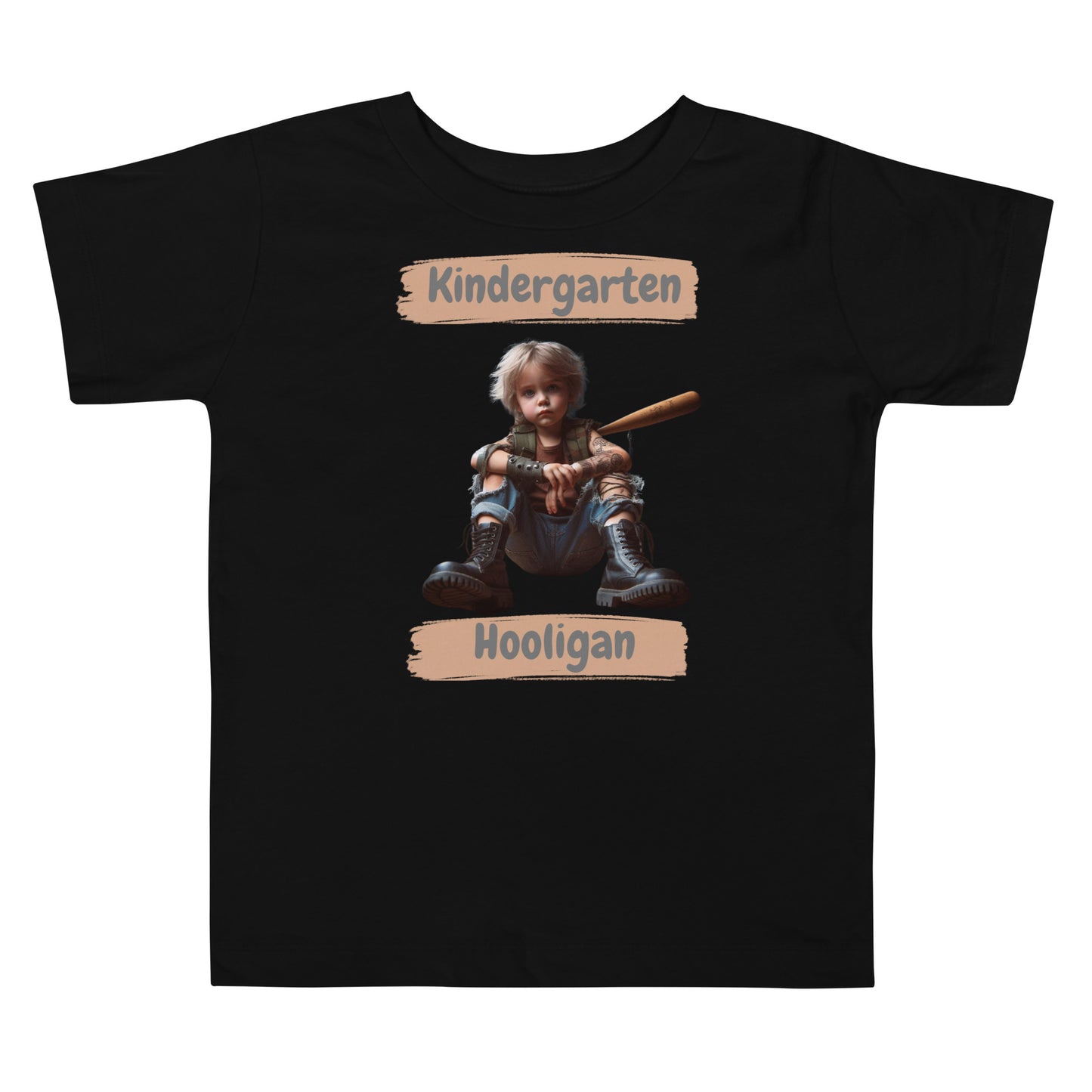 Kurzärmeliges Baby-T-Shirt:Kindergartenhooligan