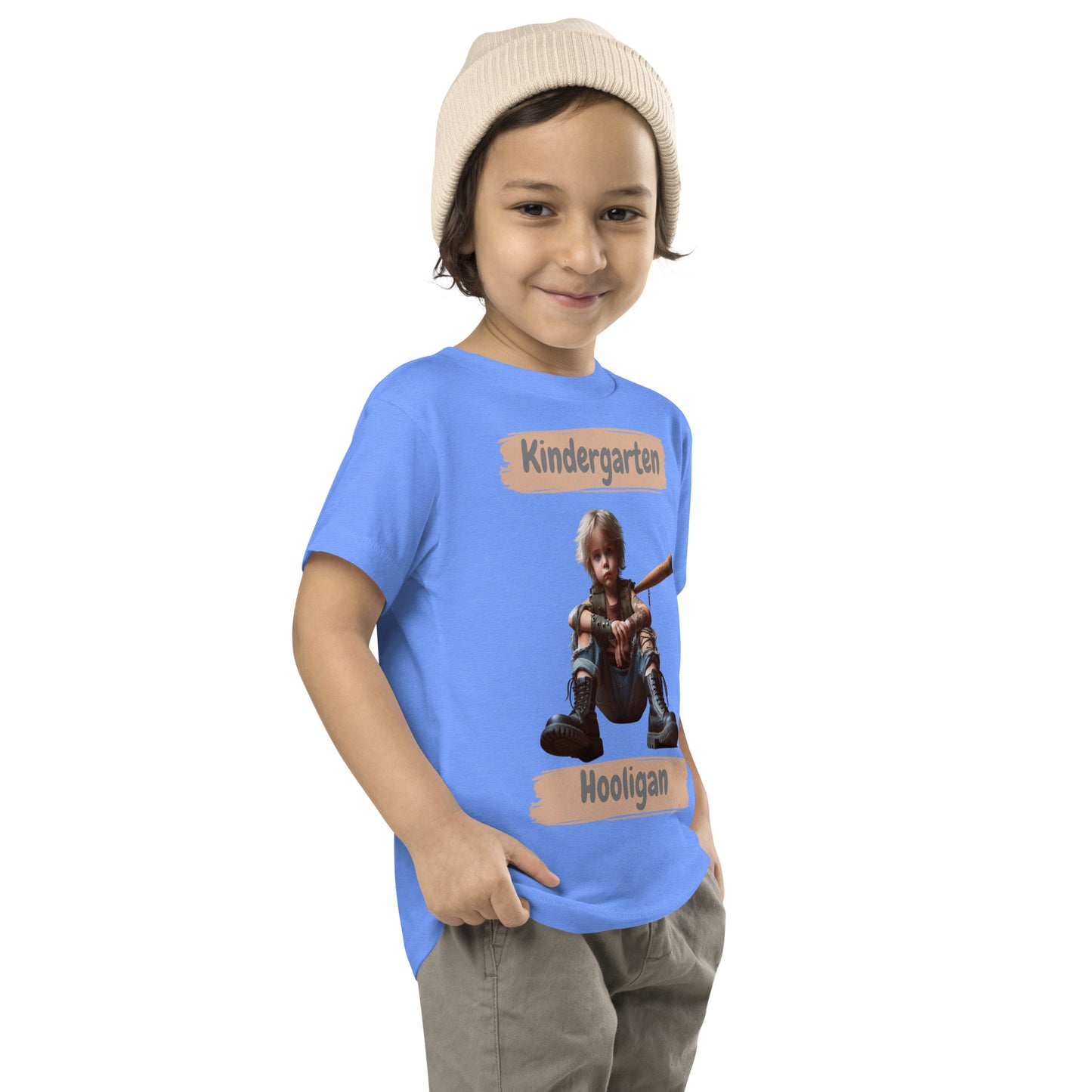 Kurzärmeliges Baby-T-Shirt:Kindergartenhooligan