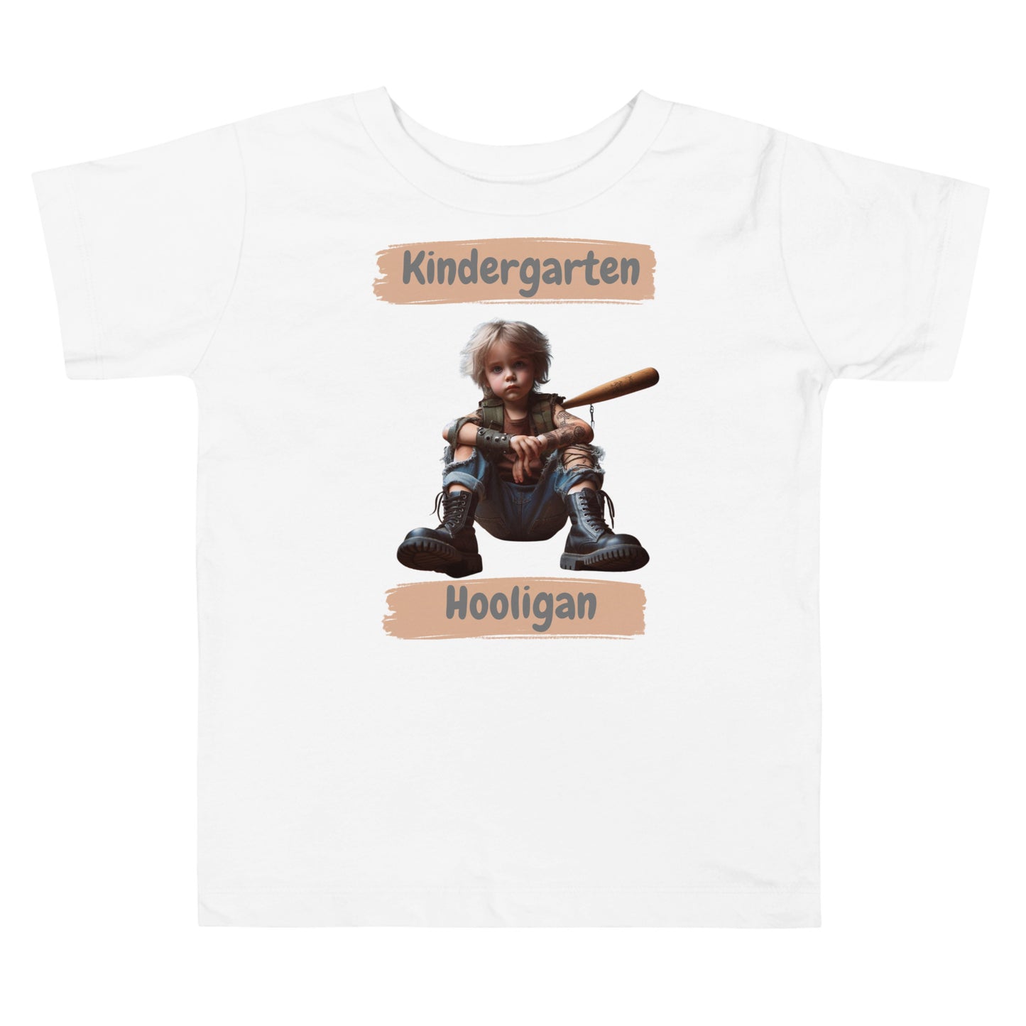 Kurzärmeliges Baby-T-Shirt:Kindergartenhooligan