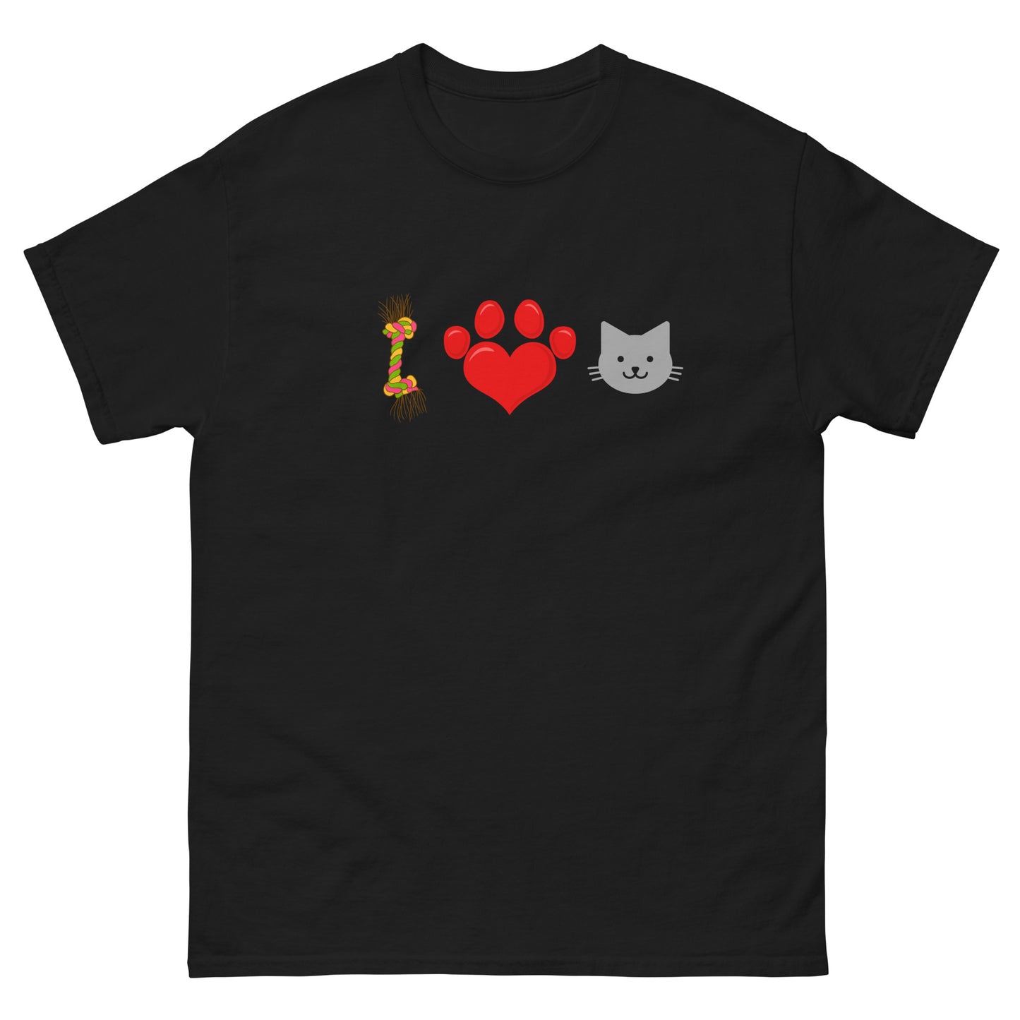 Klassisches Unisex T-Shirt-Katzenliebhaber 3