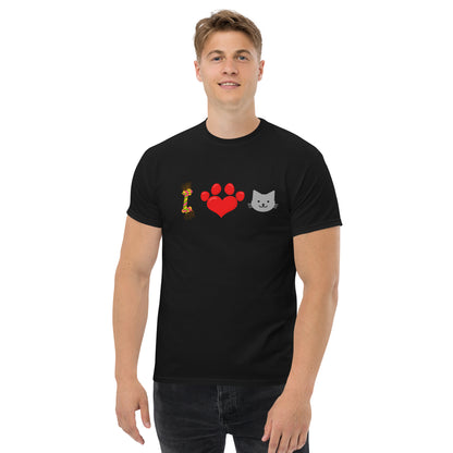 Klassisches Unisex T-Shirt-Katzenliebhaber 3