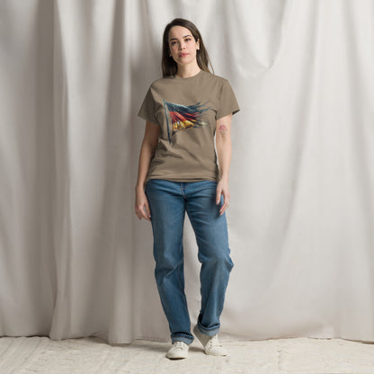 Klassisches Unisex T-Shirt - Deutschlandfahne