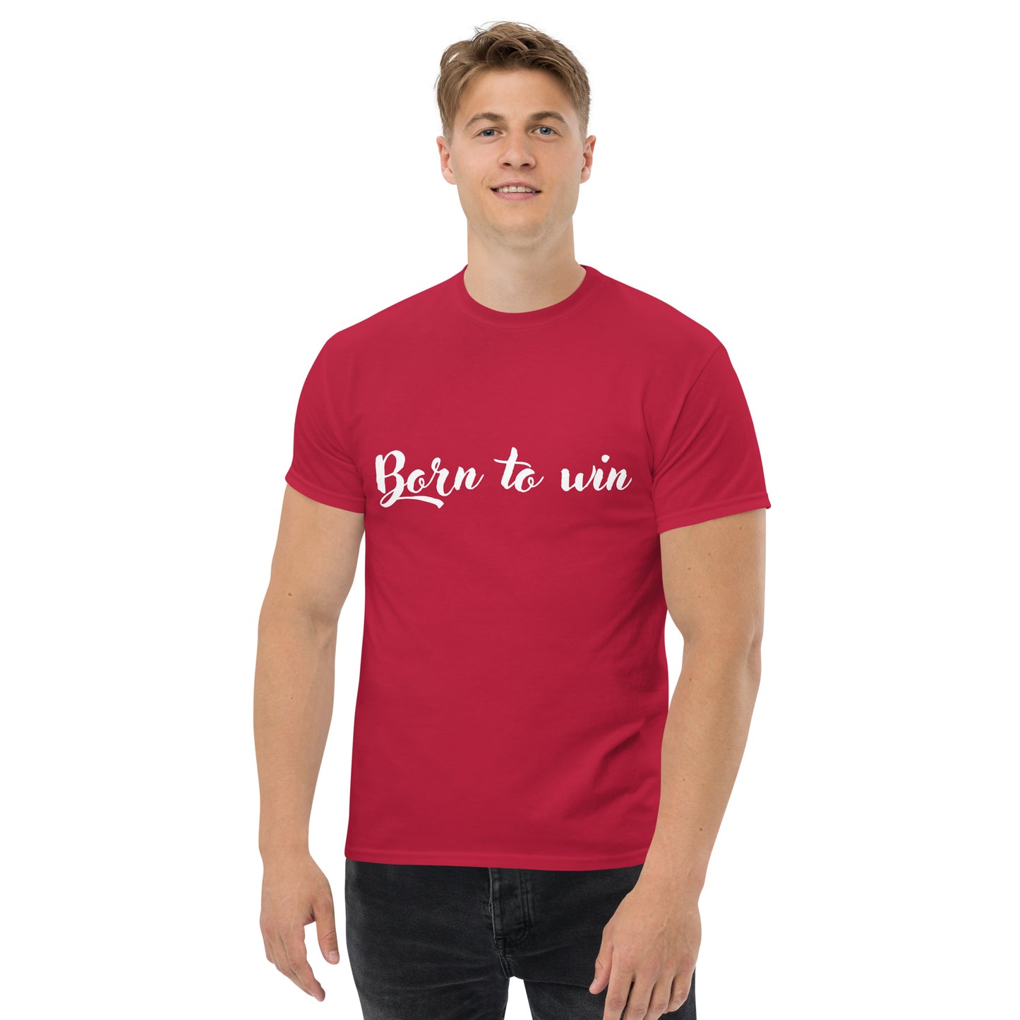 Klassisches Unisex T-Shirt - Born to win