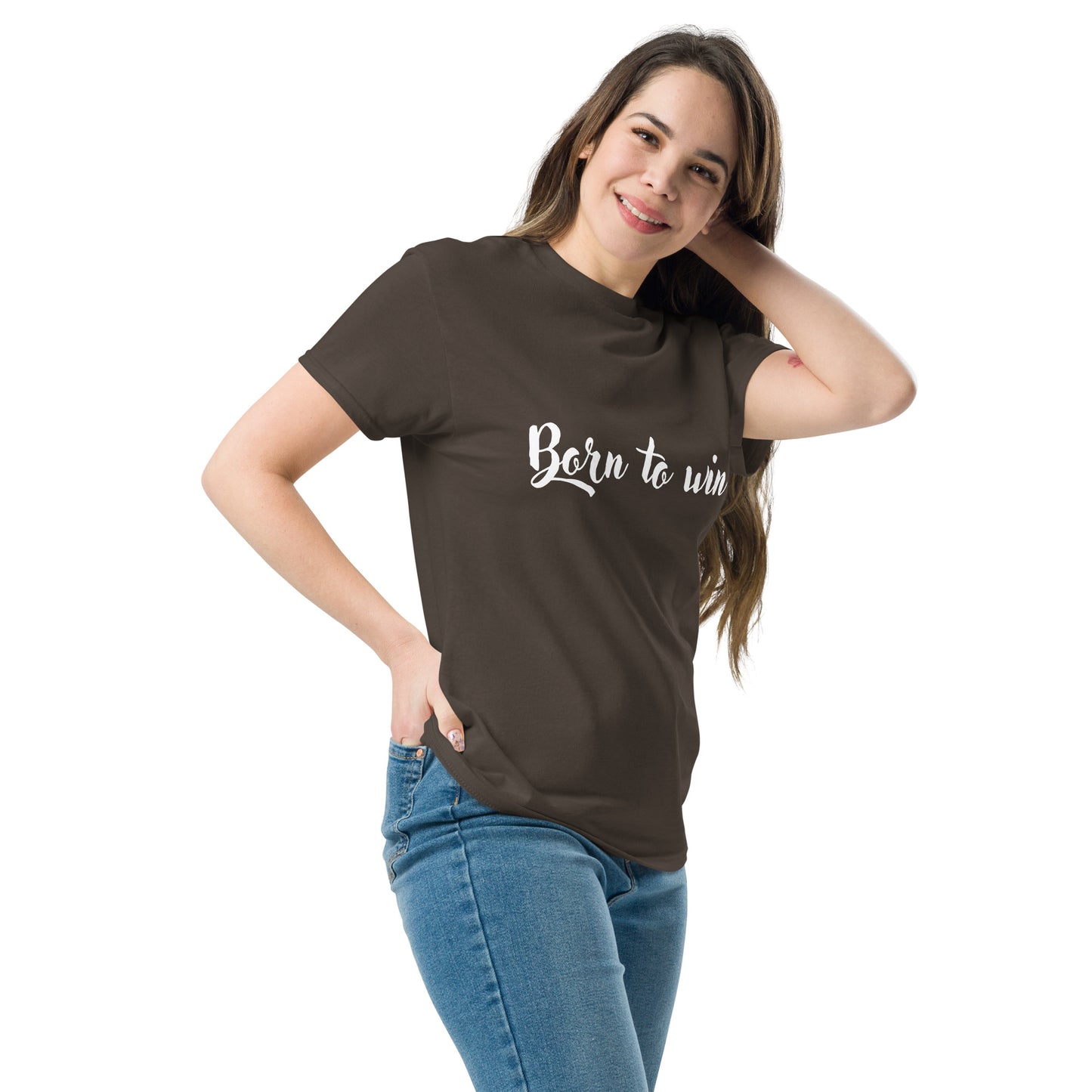 Klassisches Unisex T-Shirt - Born to win