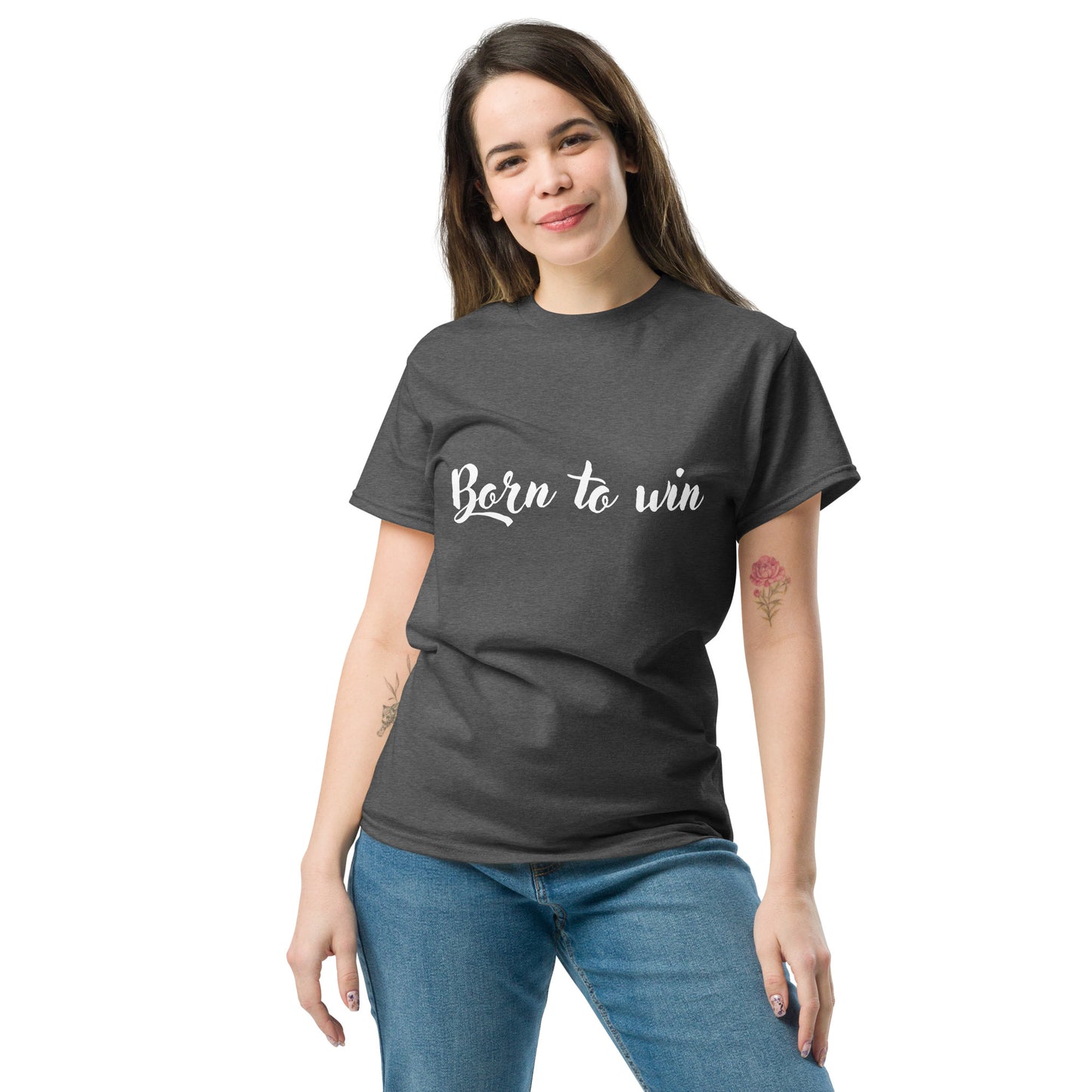 Klassisches Unisex T-Shirt - Born to win