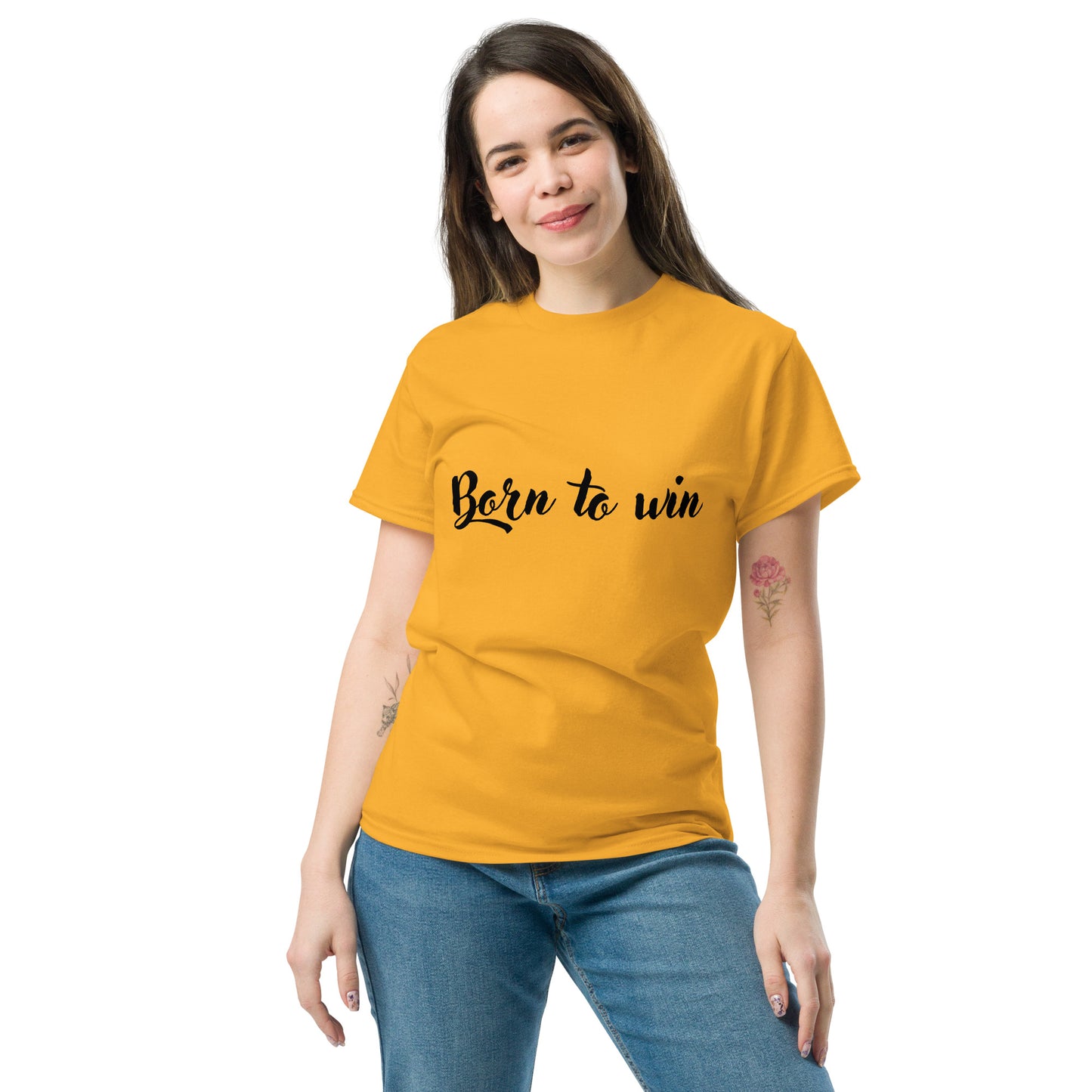 Klassisches Unisex T-Shirt - Born to win