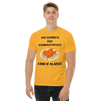 Klassisches Unisex T-Shirt - Weihnachtsgans 2